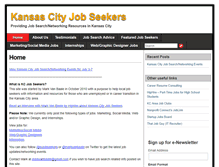 Tablet Screenshot of kansascityjobseekers.com
